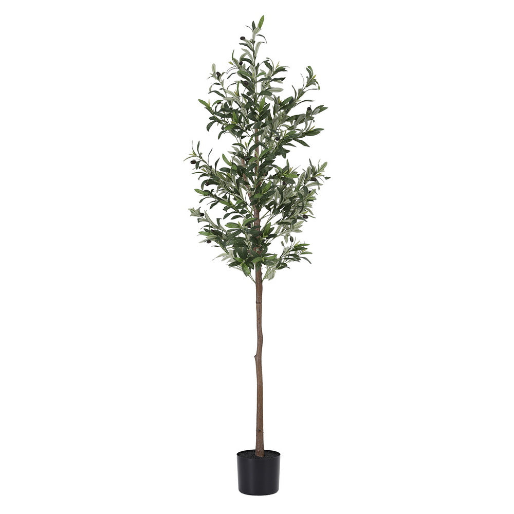 Artificial Trees: Artiss 180cm Artificial Olive Tree Faux Trees Indoor Decor Artificial Plants Lifelike Plant 1.8M