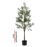 Artificial Trees: Artiss 180cm Artificial Olive Tree Faux Trees Indoor Decor Artificial Plants Lifelike Plant 1.8M