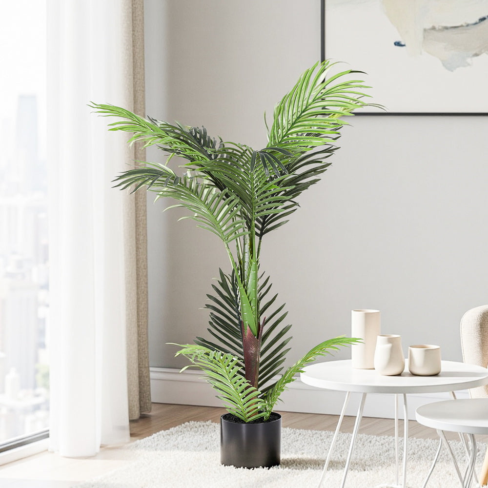 Artificial Trees: Artiss 100cm Artificial Palm Tree Faux Trees Indoor Decor Artificial Plants Lifelike Plant