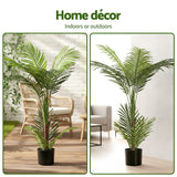 Artificial Trees: Artiss 100cm Artificial Palm Tree Faux Trees Indoor Decor Artificial Plants Lifelike Plant