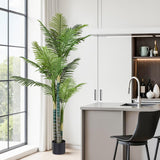 Artificial Trees: Artiss 180cm Artificial Palm Tree Faux Trees Indoor Decor Artificial Plants Lifelike Plant 1.8M