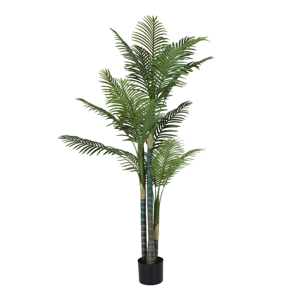 Artificial Trees: Artiss 180cm Artificial Palm Tree Faux Trees Indoor Decor Artificial Plants Lifelike Plant 1.8M