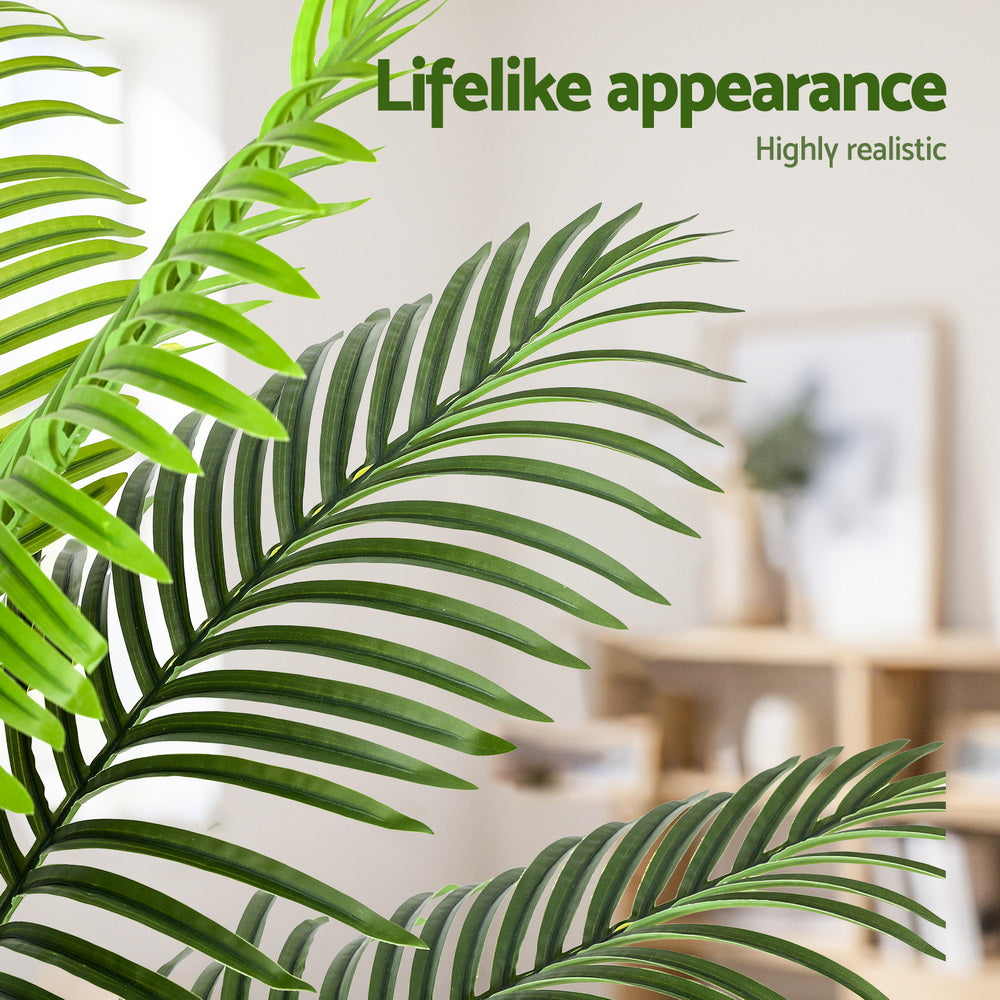 Artificial Trees: Artiss 180cm Artificial Palm Tree Faux Trees Indoor Decor Artificial Plants Lifelike Plant 1.8M