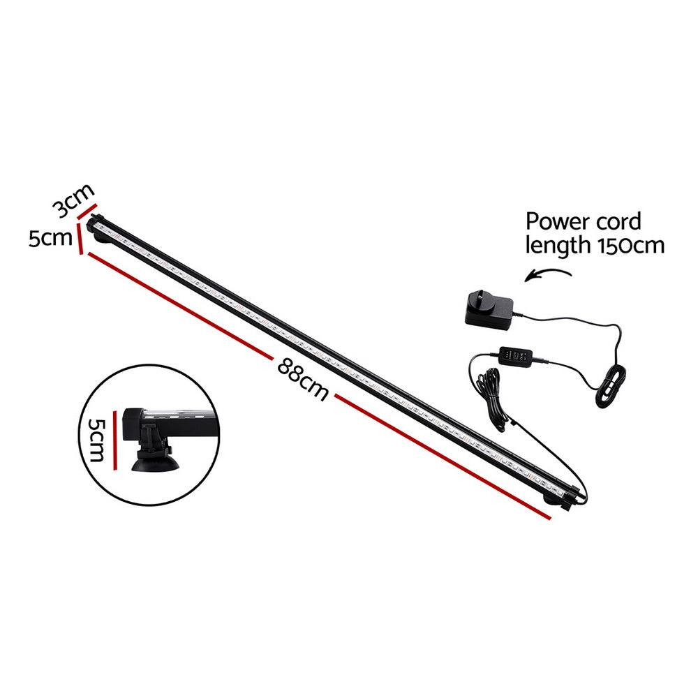 Gardening Tools: i.Pet Aquarium Light Submersible 88CM Air Bubble LED Light