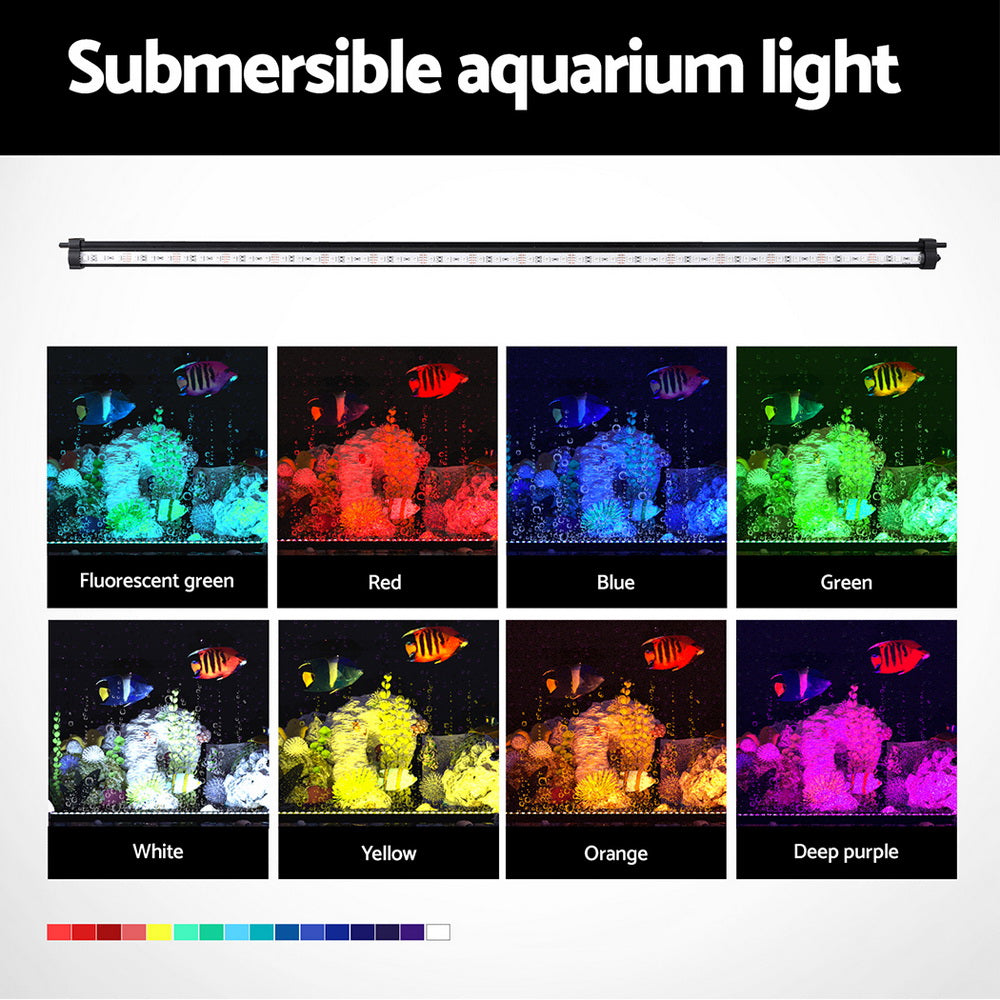 Gardening Tools: i.Pet Aquarium Light Submersible 88CM Air Bubble LED Light