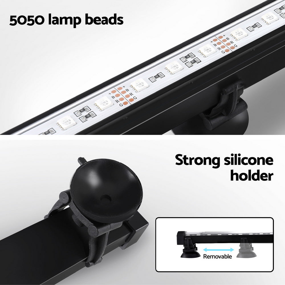 Gardening Tools: i.Pet Aquarium Light Submersible 88CM Air Bubble LED Light