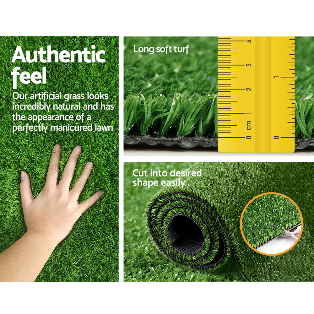 Artificial Grass: Prime Turf Artificial Grass 1mx10m 17mm Synthetic Fake Lawn Turf Plant Plastic Olive