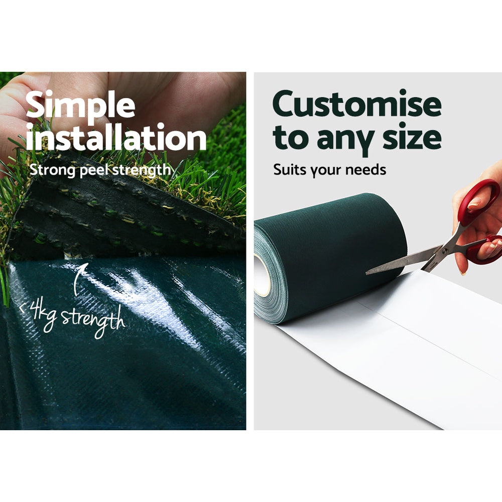 Artificial Grass: Prime Turf 2x5m Artificial Grass Synthetic Fake 10SQM Turf Lawn 17mm Tape
