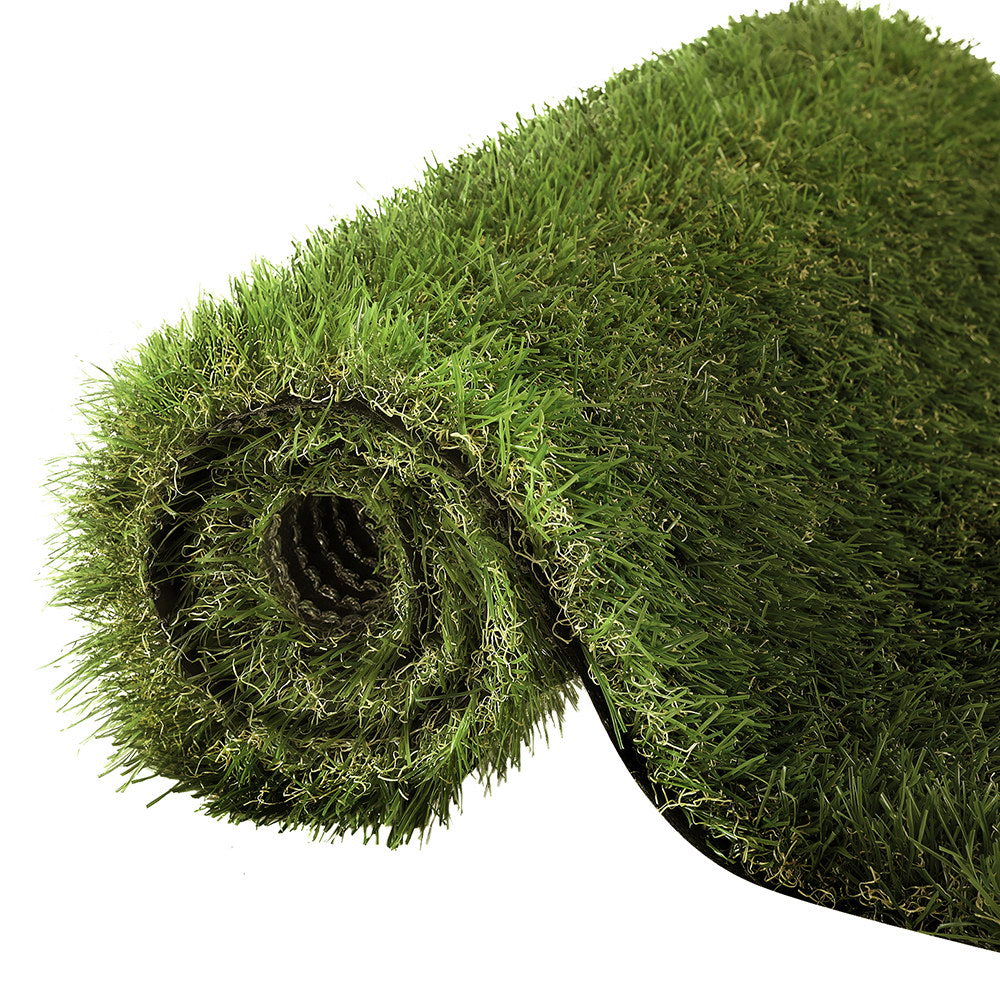 Artificial Grass: Prime Turf Artificial Grass 35mm 1mx10m Synthetic Fake Lawn Turf Plastic Plant 4-coloured