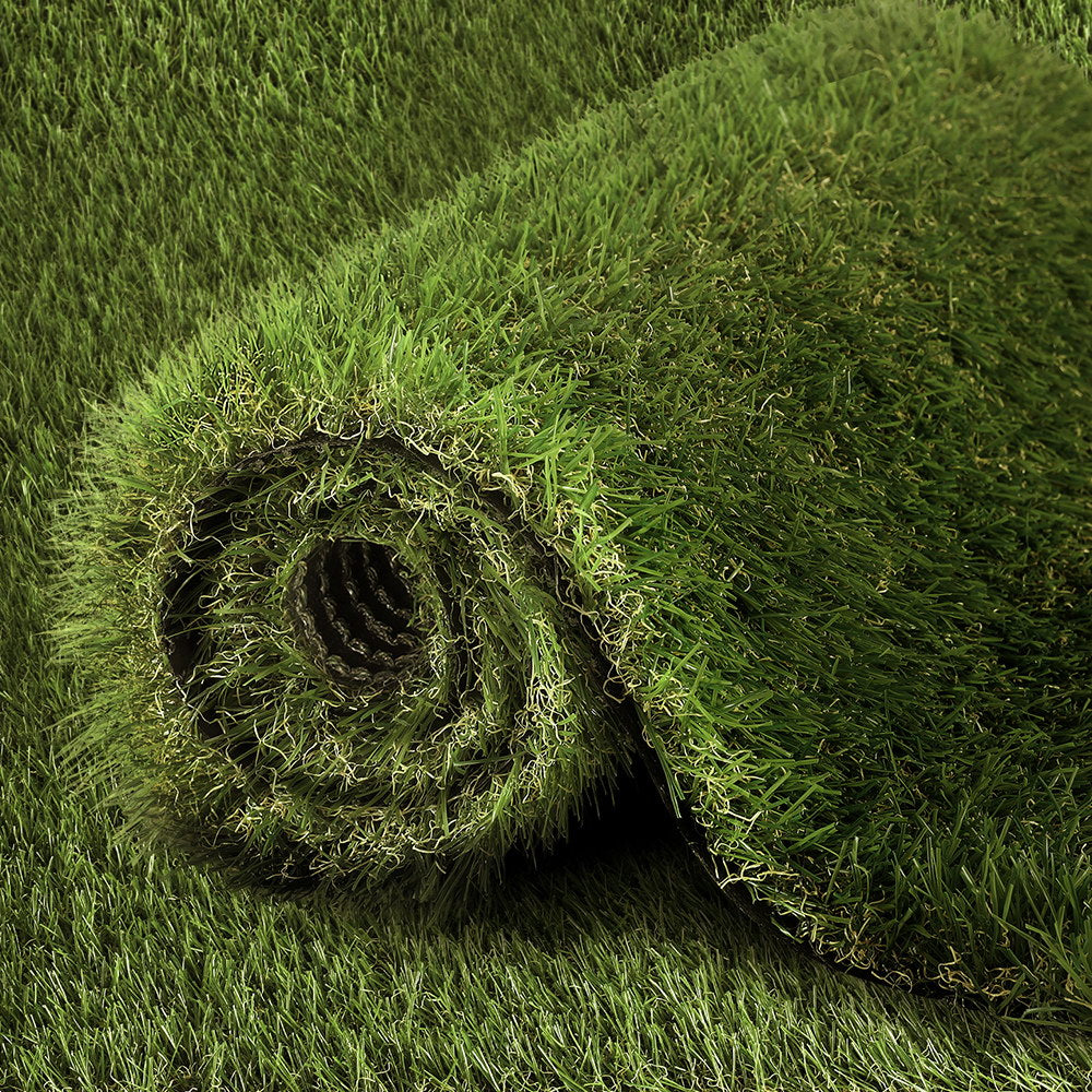 Artificial Grass: Prime Turf Artificial Grass 35mm 1mx10m Synthetic Fake Lawn Turf Plastic Plant 4-coloured