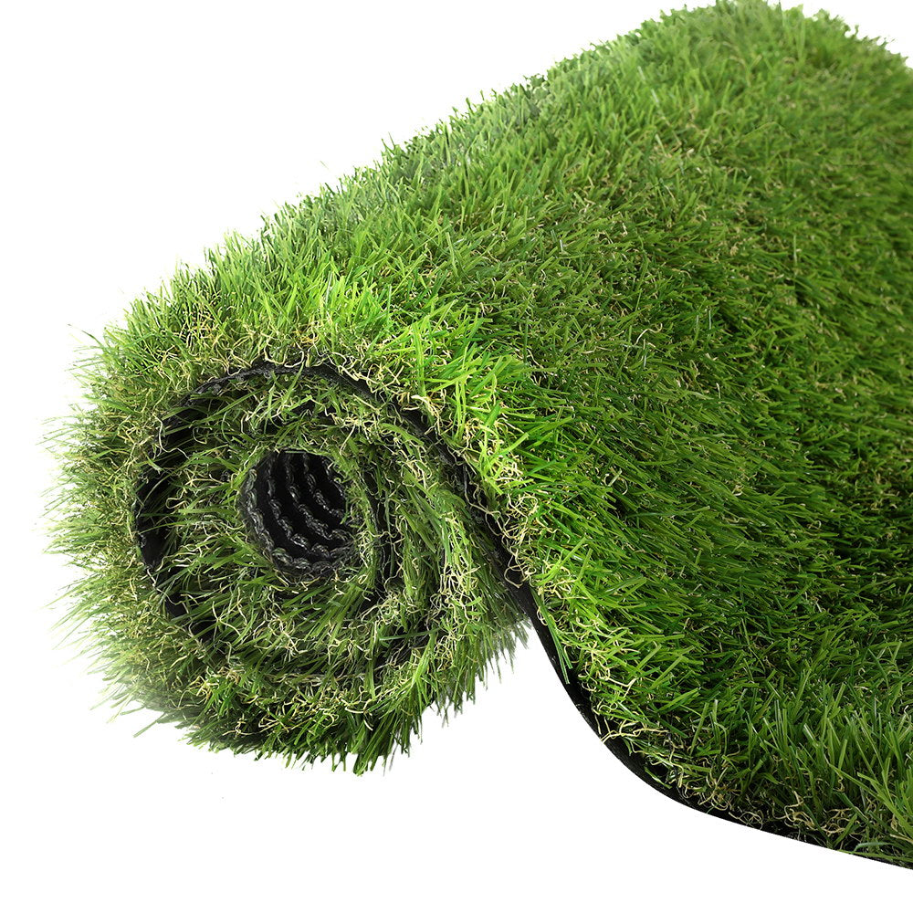 Artificial Grass: Prime Turf Artificial Grass 35mm 2mx5m Synthetic Fake Lawn Turf Plastic Plant 4-coloured
