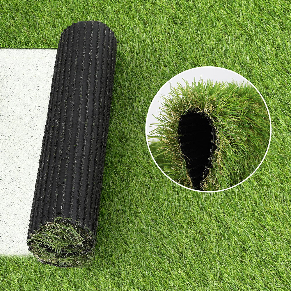 Artificial Grass: Prime Turf Artificial Grass 35mm 2mx5m Synthetic Fake Lawn Turf Plastic Plant 4-coloured