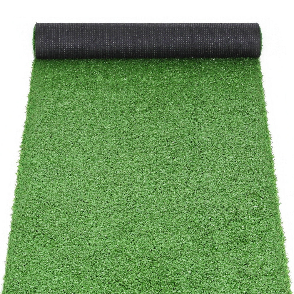 Artificial Grass: Prime Turf Artificial Grass Turf Rug Fake Grass 2 Rolls 15mm Height 50cm x 2m Indoor Outdoor Synthetic Grass Mat Carpet with Drainage Holes Plastic Plant