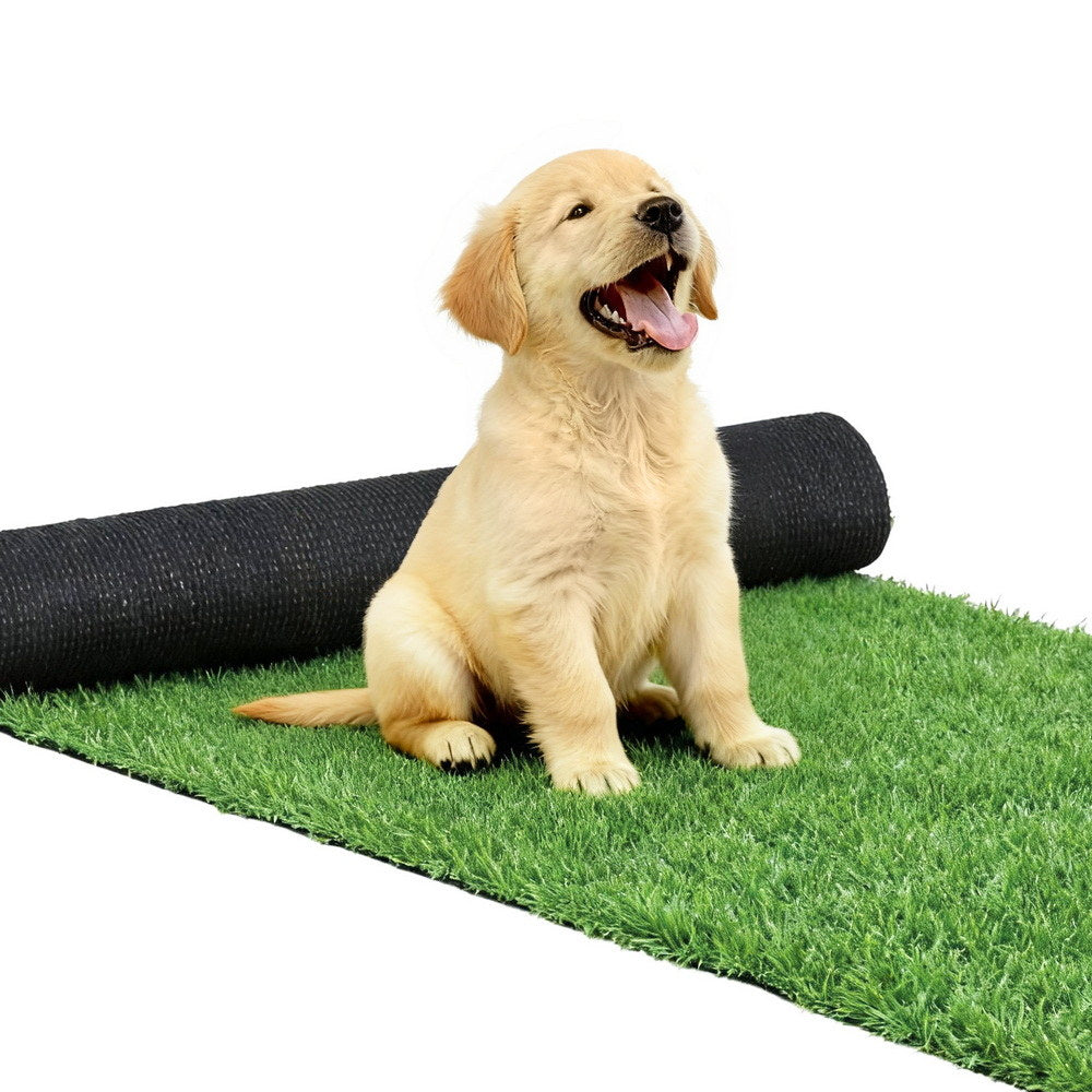 Artificial Grass: Prime Turf Artificial Grass Turf Rug Fake Grass 2 Rolls 15mm Height 50cm x 2m Indoor Outdoor Synthetic Grass Mat Carpet with Drainage Holes Plastic Plant