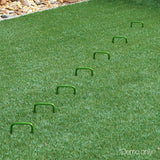 Prime Turf Artificial Grass 100pcs Synthetic Pins Fake Lawn Turf Weed Mat Pegs Joining Tape