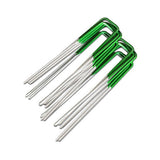 Artificial Grass: Prime Turf Artificial Grass 50pcs Synthetic Pins Fake Lawn Turf Weed Mat Pegs Joining Tape