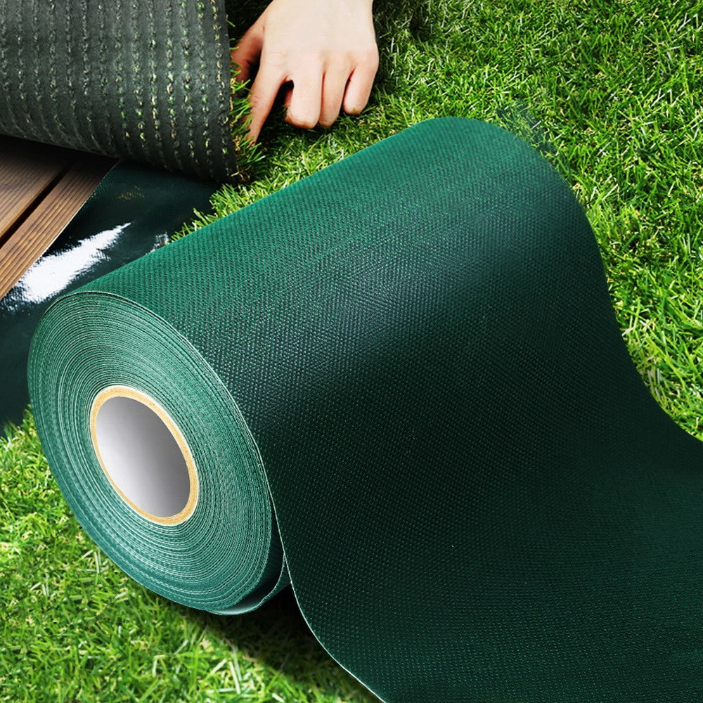 Artificial Grass: Prime Turf Artificial Grass 15cmx20m Synthetic Self Adhesive Turf Joining Tape Weed Mat