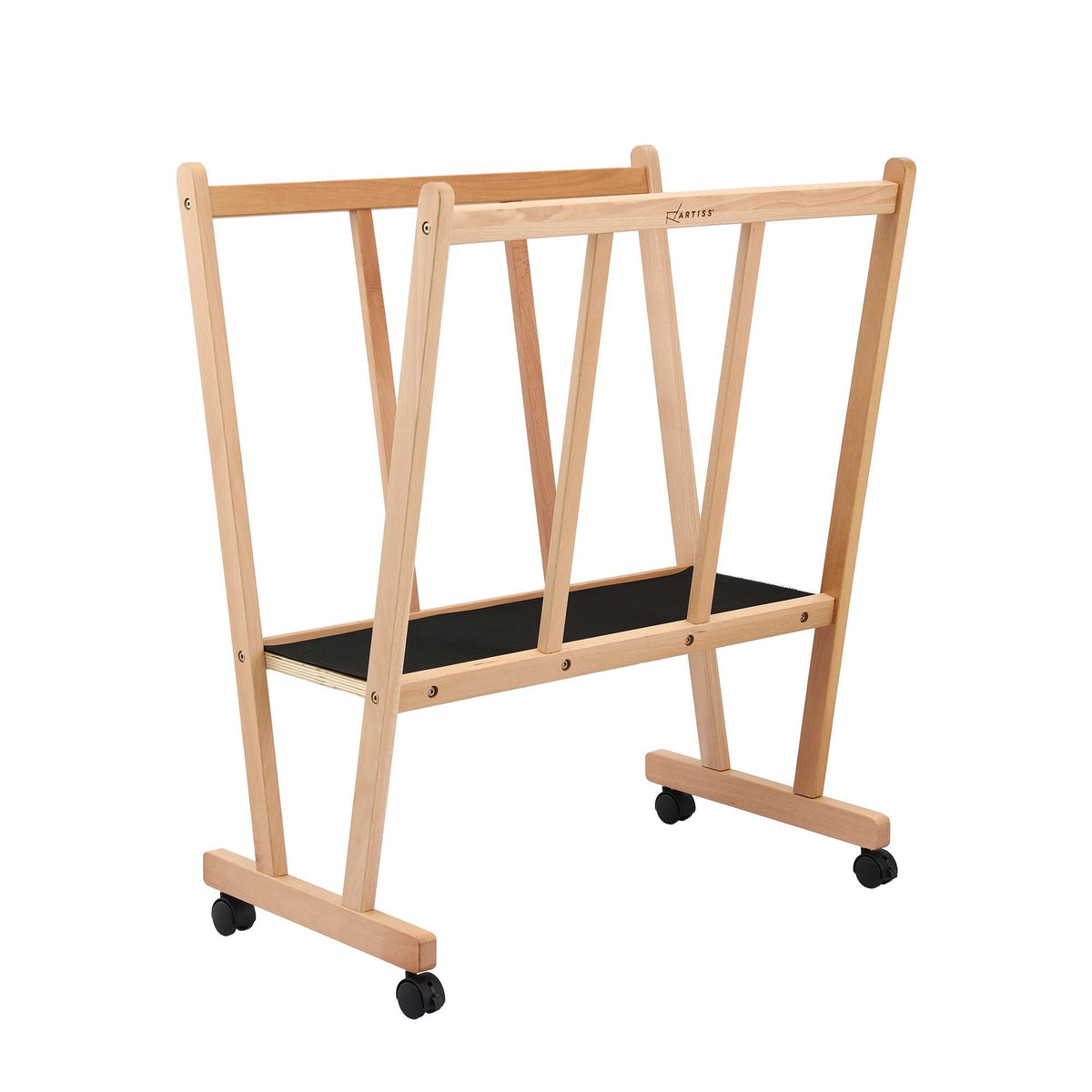 Artiss Art Display Wooden Print Rack with Castors-Canvas Drying & Storage Rack for Panels, Posters, Art Shows & Galleries