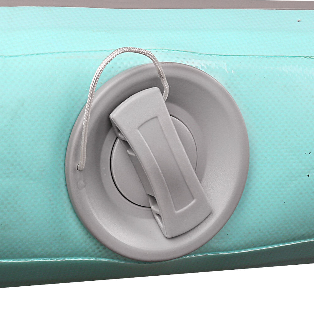 Gymnastics: Everfit 3m x 1m Air Track Mat Gymnastic Tumbling Mint Green and Grey