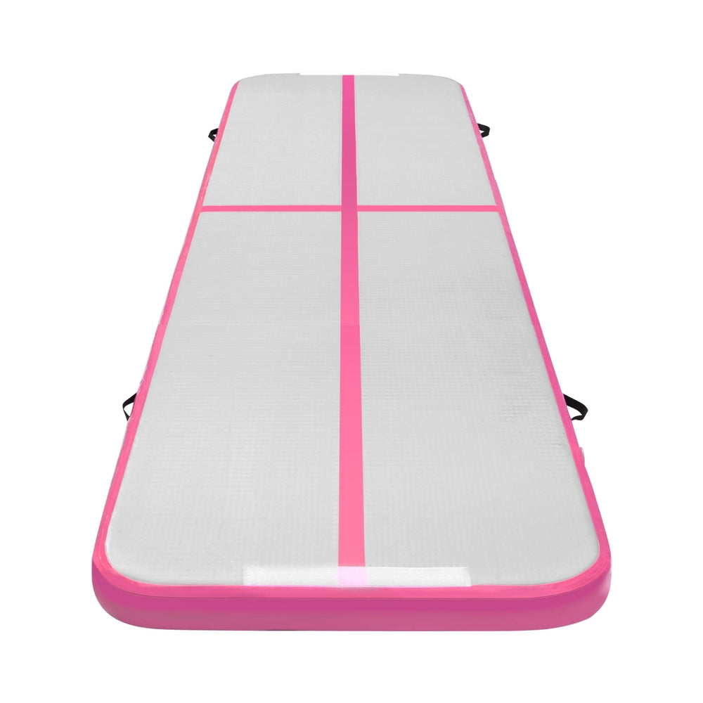 Gymnastics: Everfit 4X1M Airtrack Inflatable Air Track Tumbling Mat W/Pump Floor Gymnastics