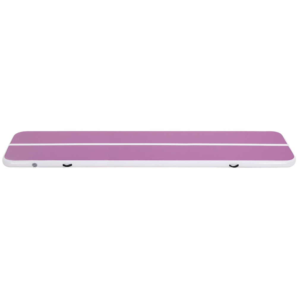 Gymnastics: Everfit 4M Air Track Gymnastics Tumbling Exercise Yoga Mat W/ Pump Inflatable Purple