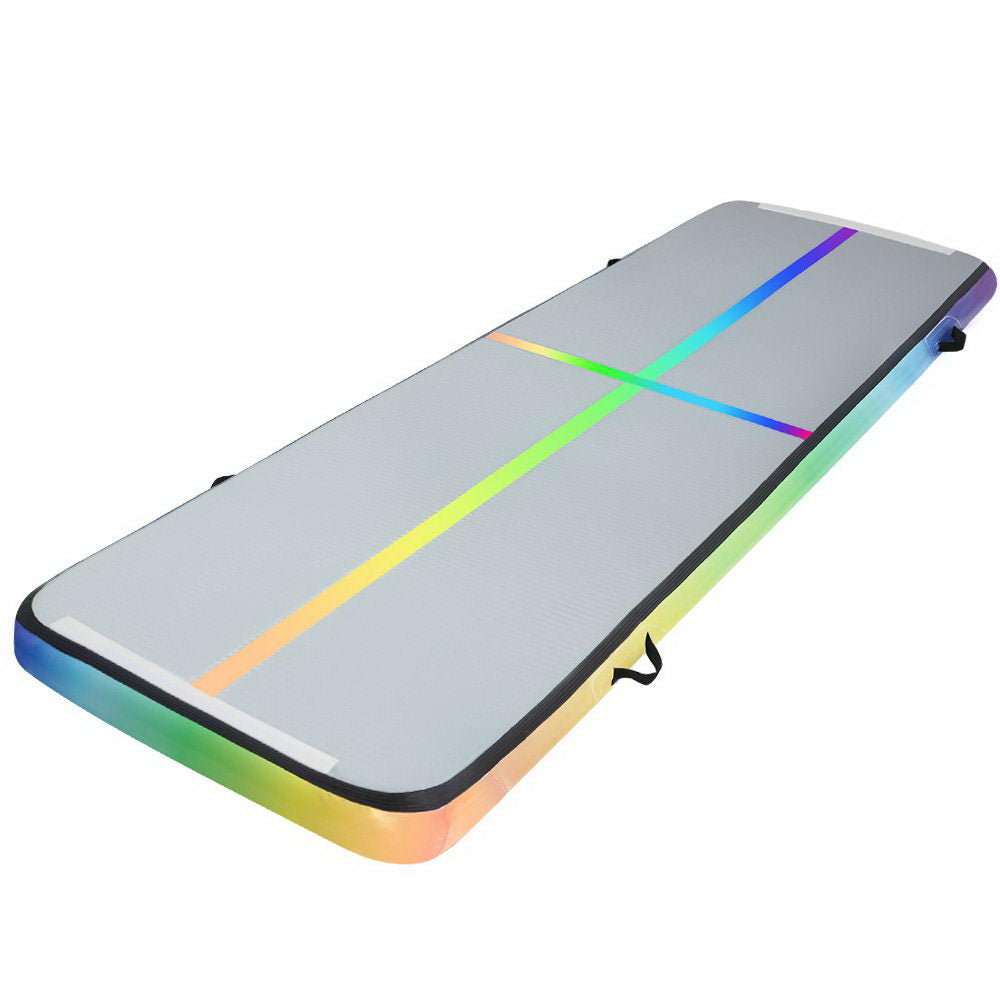 Gymnastics: Everfit 4X1X0.2M Air Track Inflatable Tumbling Mat Gymnastics Yoga Mat