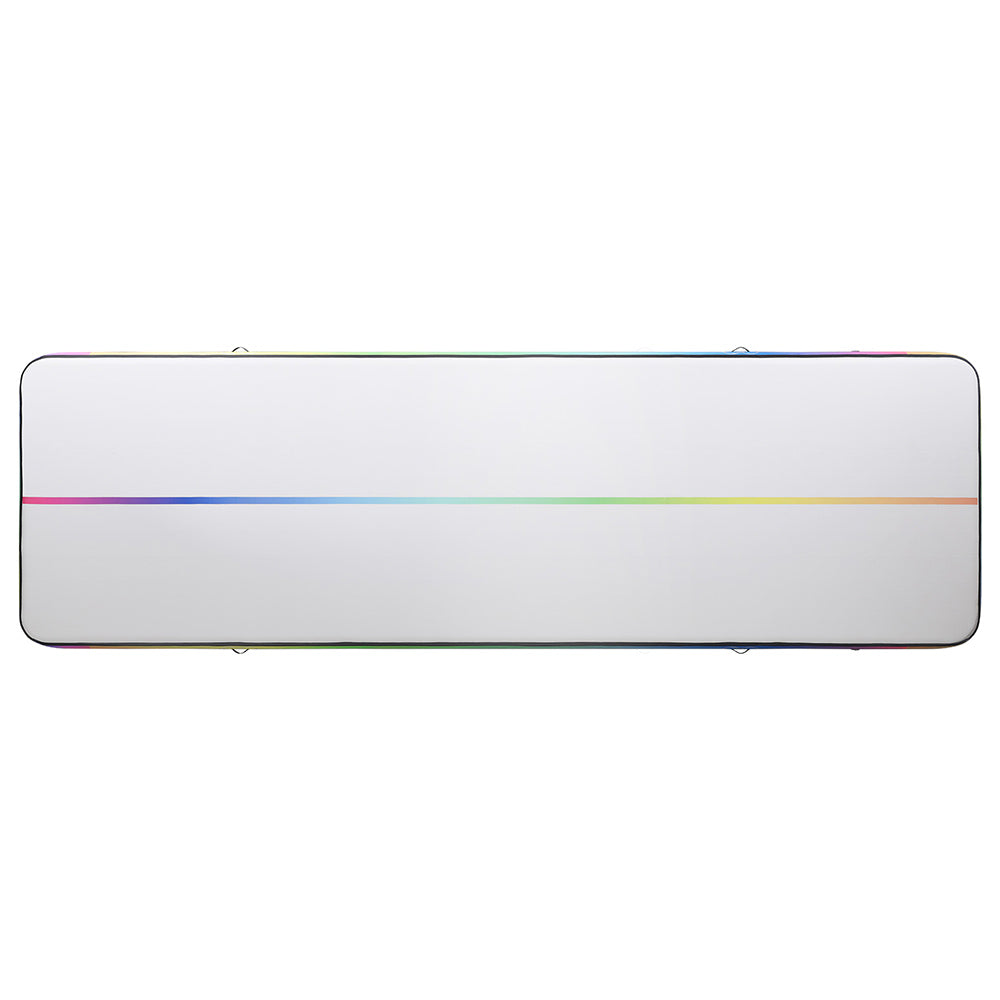 Gymnastics: Everfit 6M Air Track Mat Inflatable Gymnastics Tumbling Mat Colourful