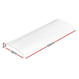 Instahut Window Door Awning 0.4mx1m Transparent