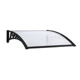 Awnings: Instahut Window Door Awning 0.8mx1m Transparent