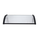Awnings: Instahut Window Door Awning 0.8mx1m Transparent