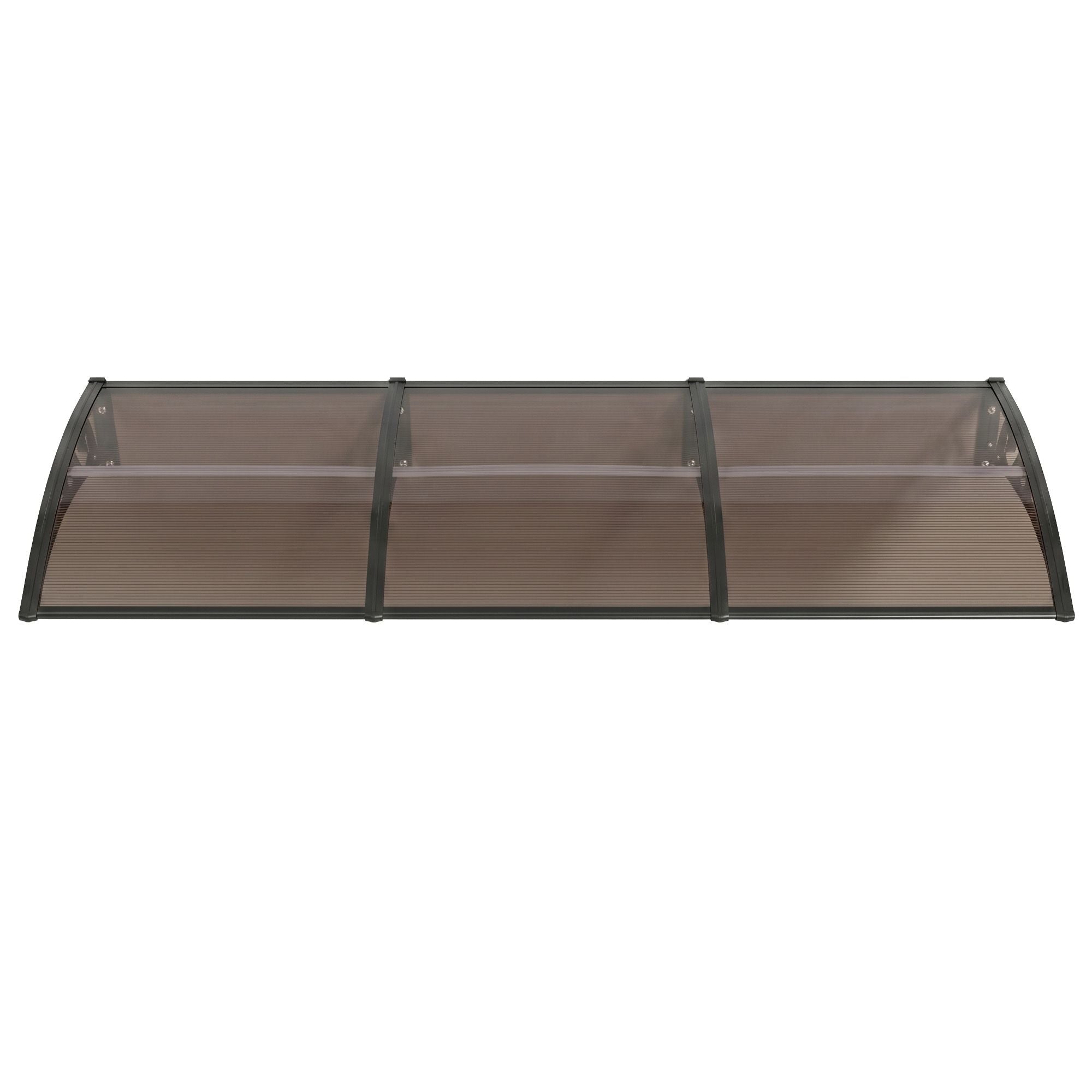 Instahut Window Door Awning 0.8mx3m Brown