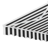 Awnings: Instahut Retractable Folding Arm Awning Manual Sunshade 4Mx3M Grey White