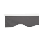 Awnings: Instahut Retractable Folding Arm Awning Manual Sunshade 4.5Mx2.5M Grey