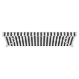 Awnings: Instahut Retractable Folding Arm Awning Manual Sunshade 5Mx3M Grey White
