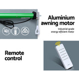 Awnings: Instahut 230V Folding Arm Awning Replacement Motor with remote 40NM