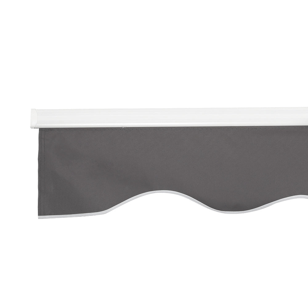 Awnings: Instahut Retractable Folding Arm Awning Motorised Sunshade 2Mx1.5M Grey