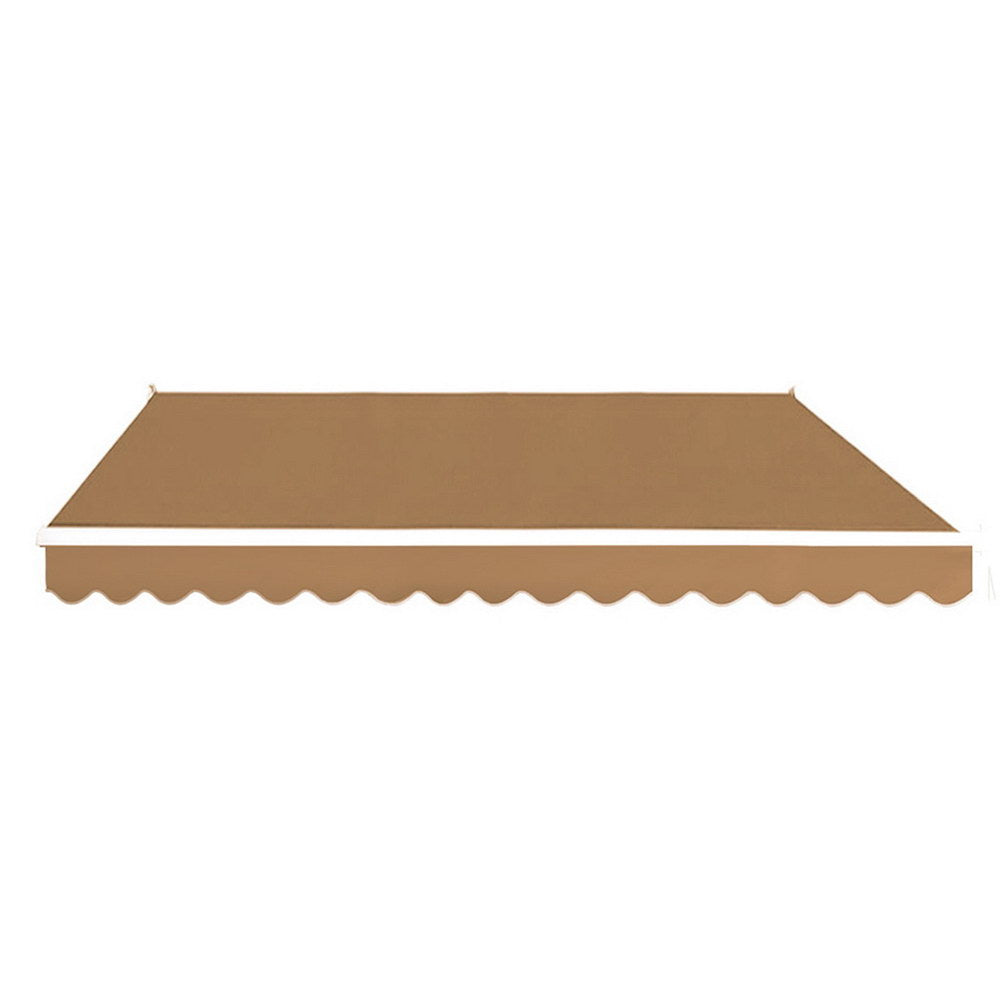 Awnings: Instahut Retractable Folding Arm Awning Motorised Remoter Sunshade 2.5Mx2M Beige