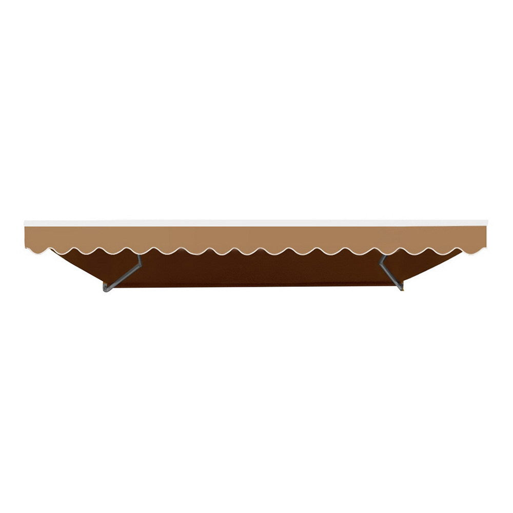 Awnings: Instahut Retractable Folding Arm Awning Motorised Remoter Sunshade 2.5Mx2M Beige