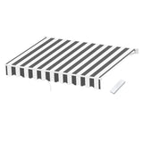 Awnings: Instahut Retractable Folding Arm Awning Motorised Sunshade 2.5Mx2M Grey White