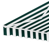 Awnings: Instahut Retractable Folding Arm Awning Motorised Sunshade 3Mx2.5M Green White