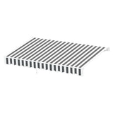Awnings: Instahut Retractable Folding Arm Awning Motorised Sunshade 3Mx2.5M Grey White