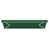 Instahut Retractable Folding Arm Awning Motorised Sunshade 5Mx3M Dark Green