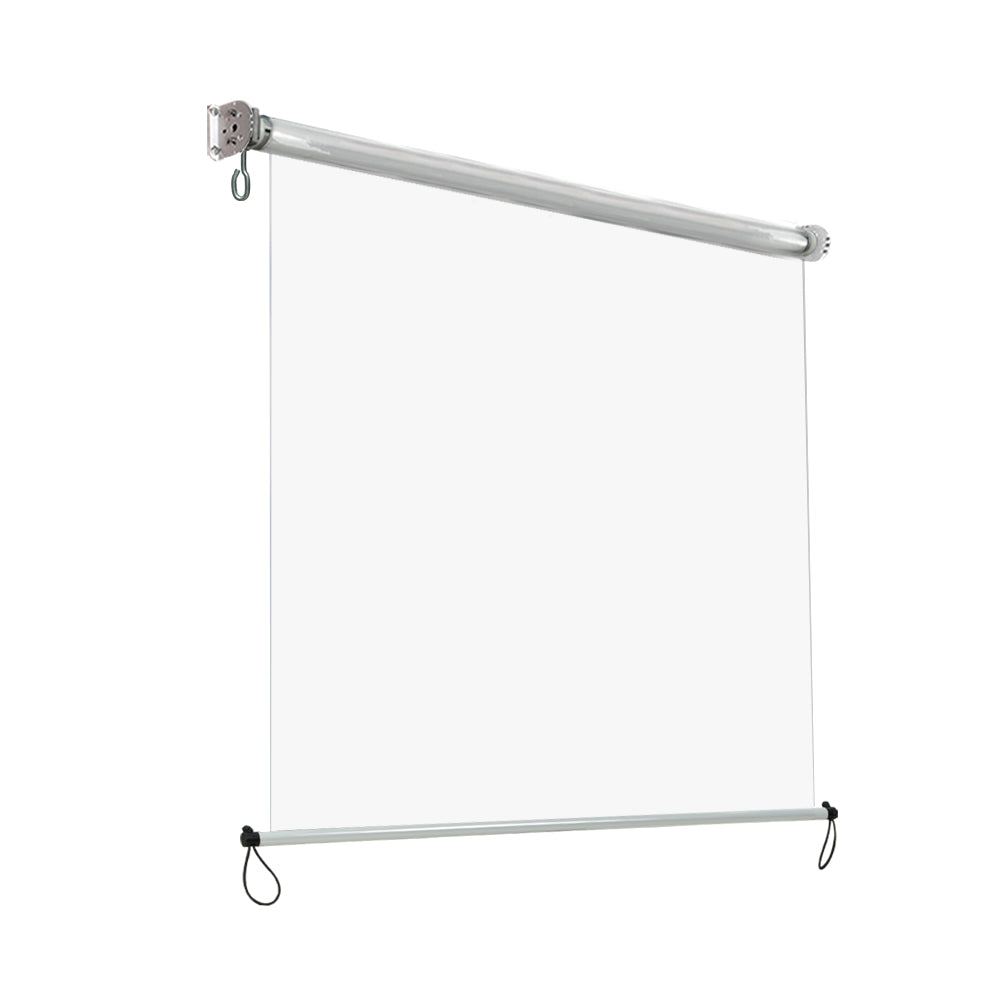 Awnings: Instahut 1.5X2.4M Outdoor Blinds Clear Roll Down Awning Retractable Outdoor Blinds Water Wind Proof Transparent