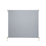 Instahut 3X2.5M Outdoor Blinds Awning Roll Down Screen Fabric Blinds Outdoor Window Shade Grey