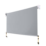 Instahut 3X2.5M Outdoor Blinds Awning Roll Down Screen Fabric Blinds Outdoor Window Shade Grey