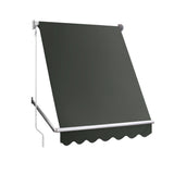 Awnings: Instahut Window Fixed Pivot Arm Awning Outdoor Blinds Retractable Canopy1.5X2.1M