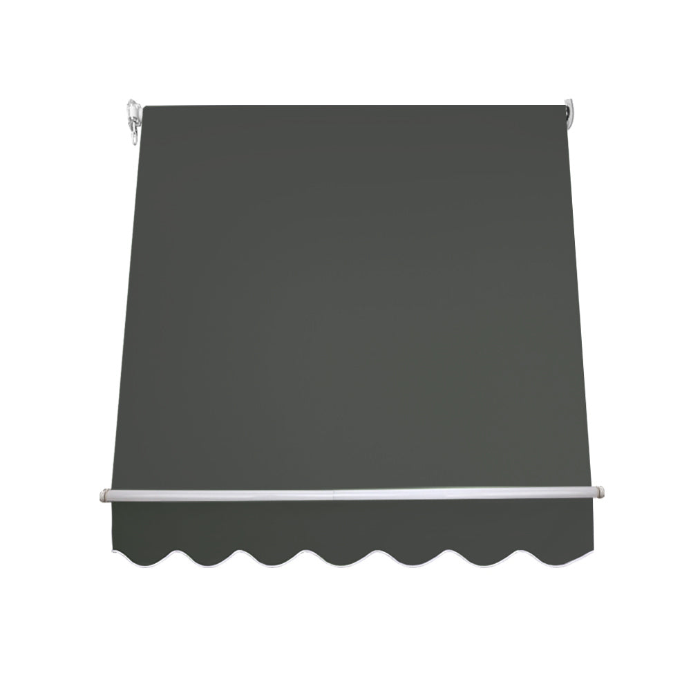 Awnings: Instahut Window Fixed Pivot Arm Awning Outdoor Blinds Retractable Canopy1.5X2.1M
