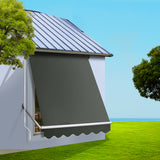 Awnings: Instahut Window Fixed Pivot Arm Awning Outdoor Blinds Retractable Canopy1.5X2.1M