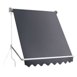 Awnings: Instahut Window Fixed Pivot Arm Awning Outdoor Blinds Retractable Canopy1.8X2.1M