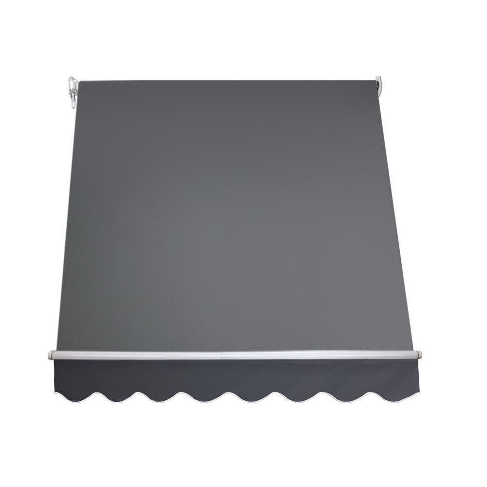 Awnings: Instahut Window Fixed Pivot Arm Awning Outdoor Blinds Retractable Canopy1.8X2.1M